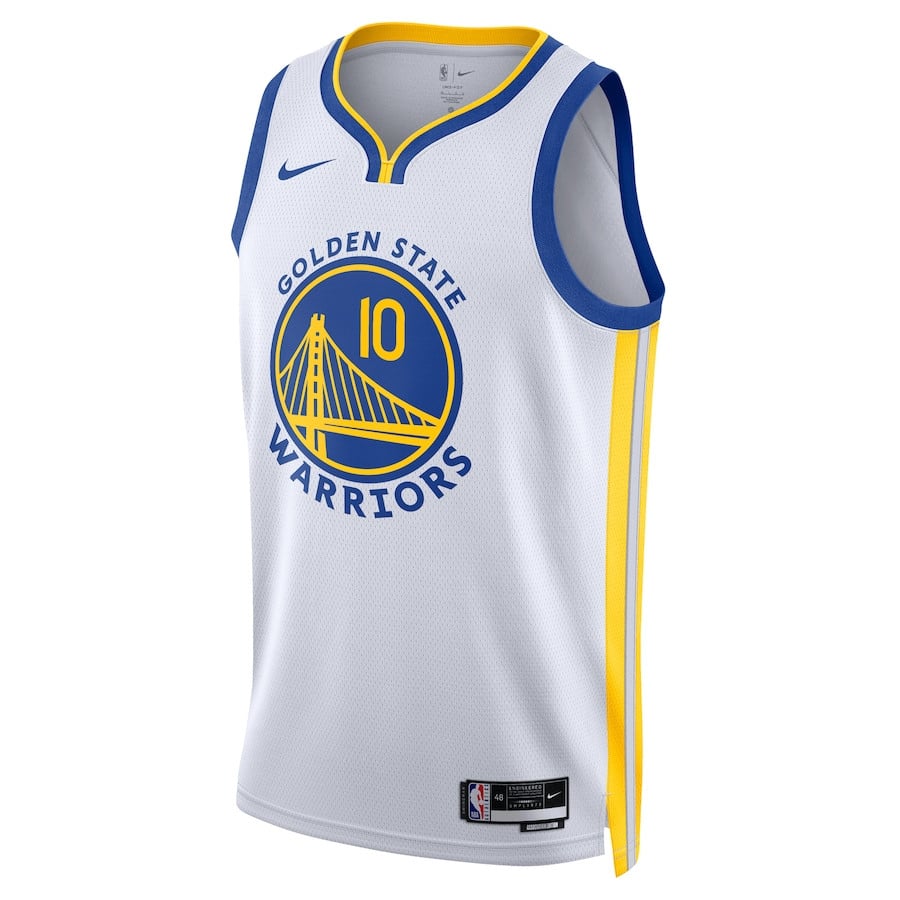 Alternative view of Jimmy Butler 10Golden State Warriors Unisex Swingman Basketball Jersey - Association Edition - White - JS722 