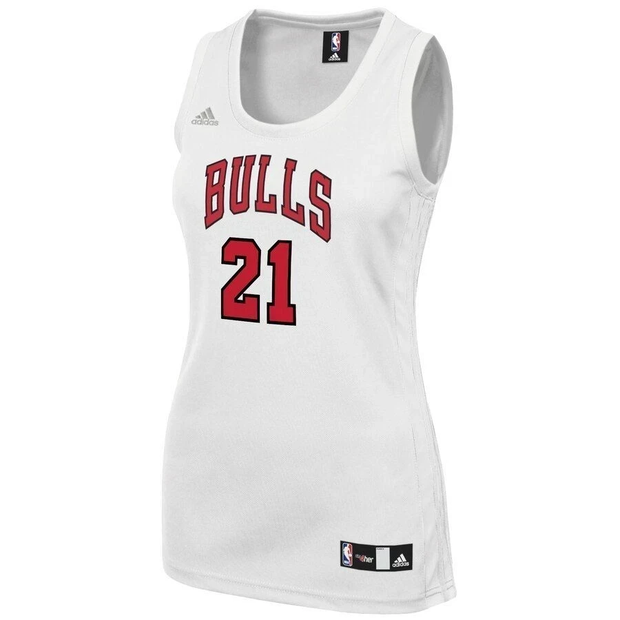 Alternative view of Jimmy Butler Chicago Bulls Women's Fashion Basketball Jersey - White - JS186 
