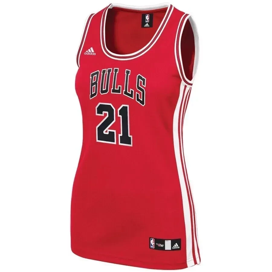 Alternative view of Jimmy Butler Chicago Bulls Women's Road Basketball Jersey - Red - JS627 