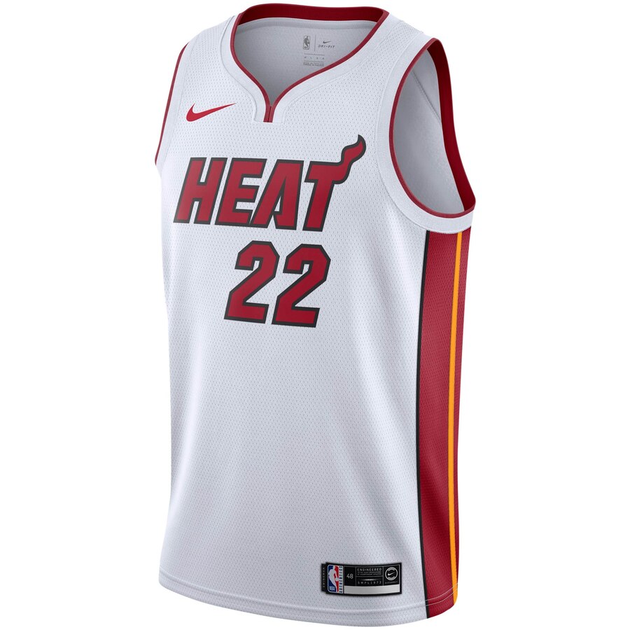 Alternative view of Jimmy Butler Miami Heat 2019/2020 Swingman Basketball Jersey – Association Edition – White