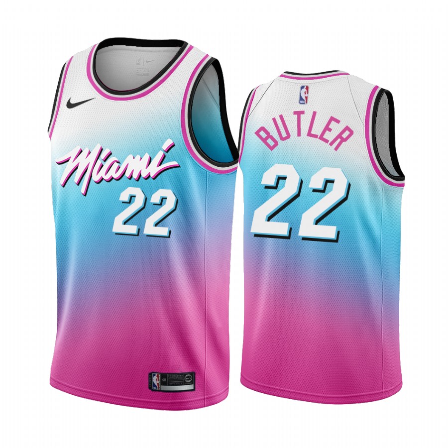 Jimmy Butler Miami Heat Blue Pick City Edition Vice 2020-21 Basketball Jersey