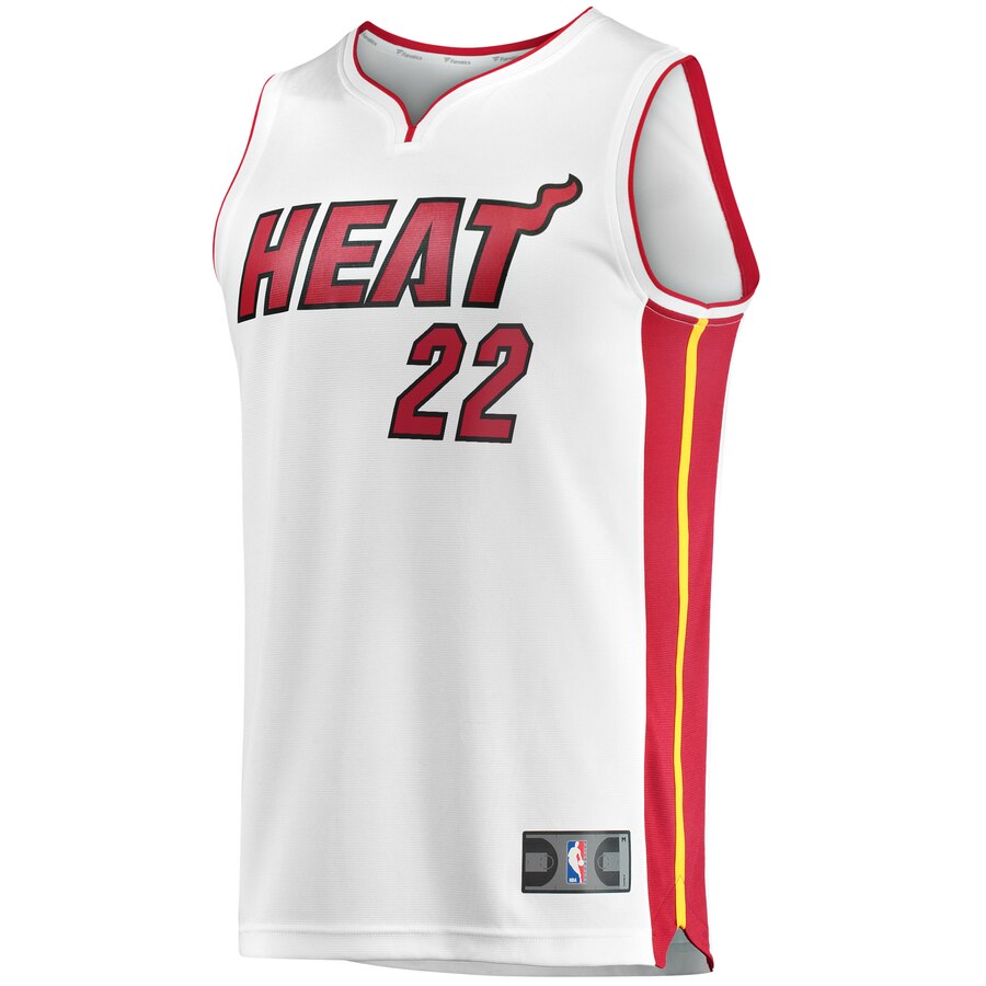 Alternative view of Jimmy Butler Miami Heat Fanatics Branded Fast Break Player Basketball Jersey - Association Edition - White