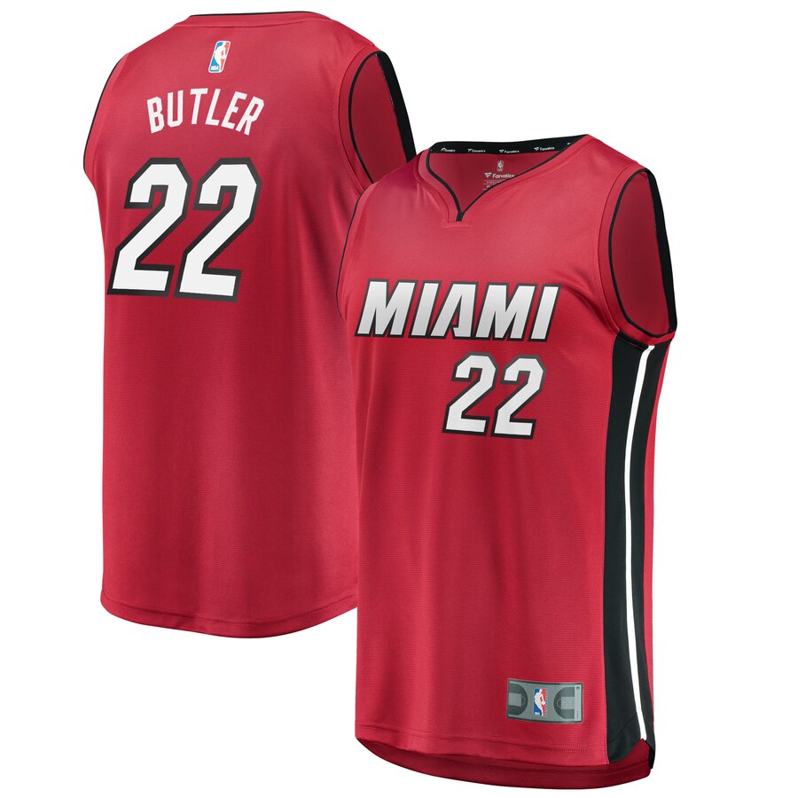 Jimmy Butler Miami Heat Fanatics Branded Fast Break Replica Basketball Jersey Red - Statement Edition