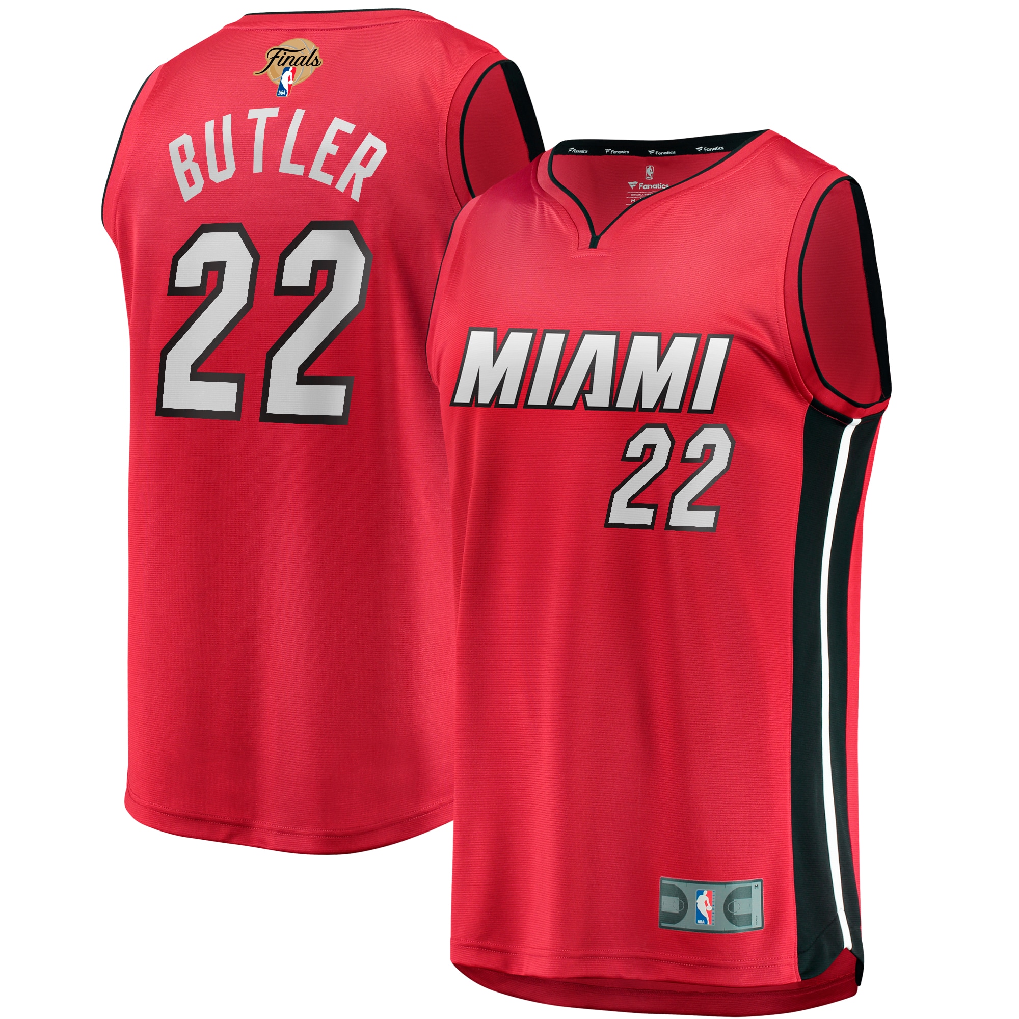 Jimmy Butler Miami Heat Fanatics Branded Youth 2023 Nba Finals Fast Break Player Basketball Jersey - Statement Edition - Red