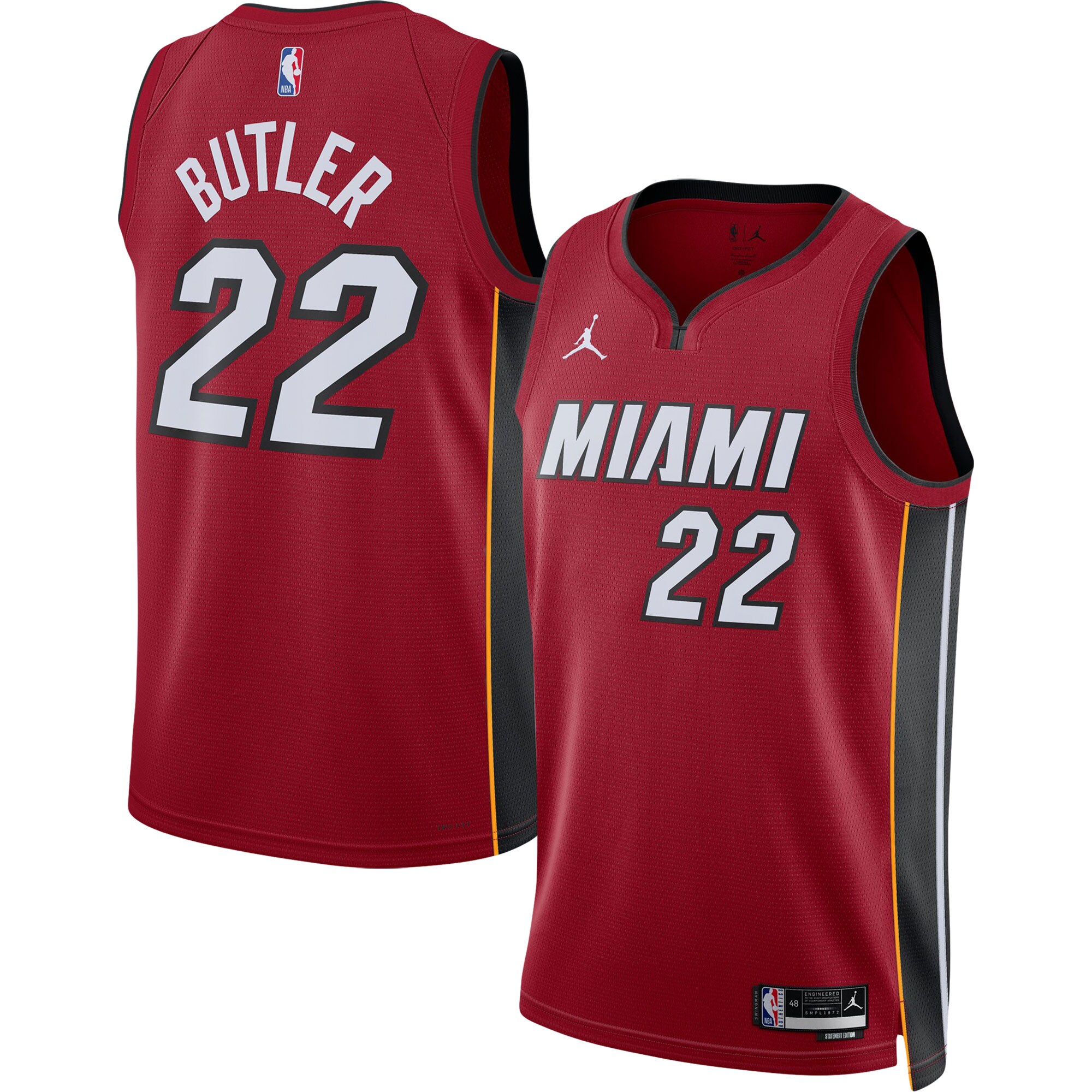 Jimmy Butler Miami Heat Jordan Brand Unisex Swingman Basketball Jersey - Statement Edition - Red