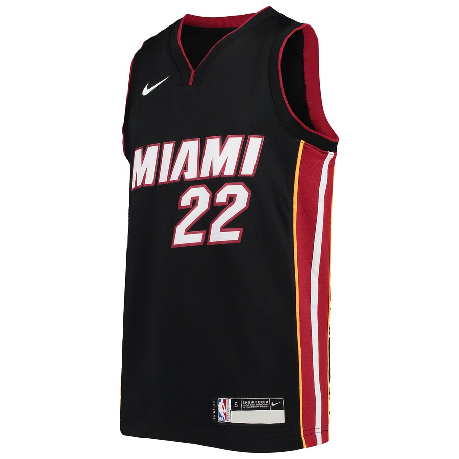 Alternative view of Jimmy Butler Miami Heat Youth Swingman Basketball Jersey - Icon Edition - Black