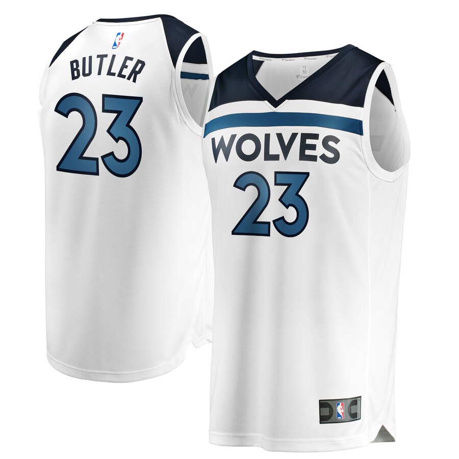Jimmy Butler Minnesota Timberwolves Fanatics Branded Fast Break Replica Basketball Jersey White - Association Edition