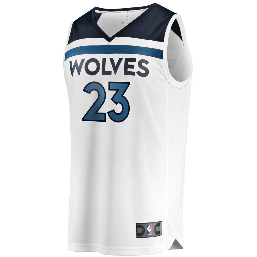 Alternative view of Jimmy Butler Minnesota Timberwolves Fanatics Branded Fast Break Replica Basketball Jersey White - Association Edition
