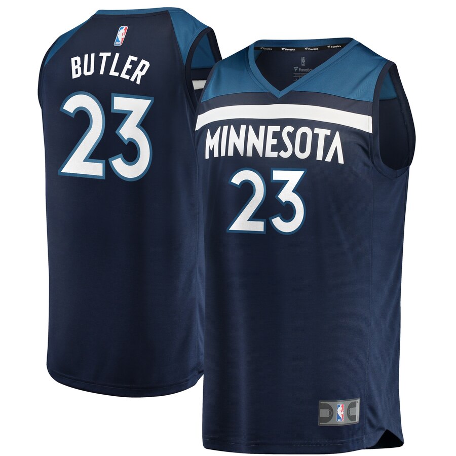 Jimmy Butler Minnesota Timberwolves Fanatics Branded Youth Fast Break Replica Basketball Jersey Navy - Icon Edition