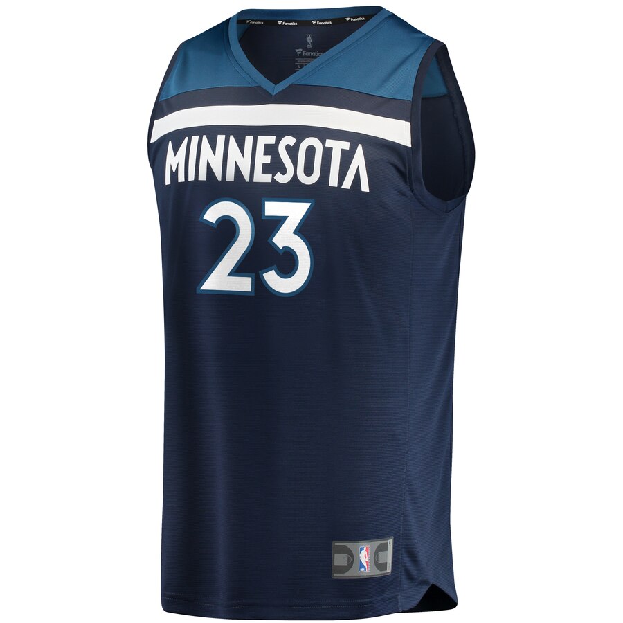 Alternative view of Jimmy Butler Minnesota Timberwolves Fanatics Branded Youth Fast Break Replica Basketball Jersey Navy - Icon Edition