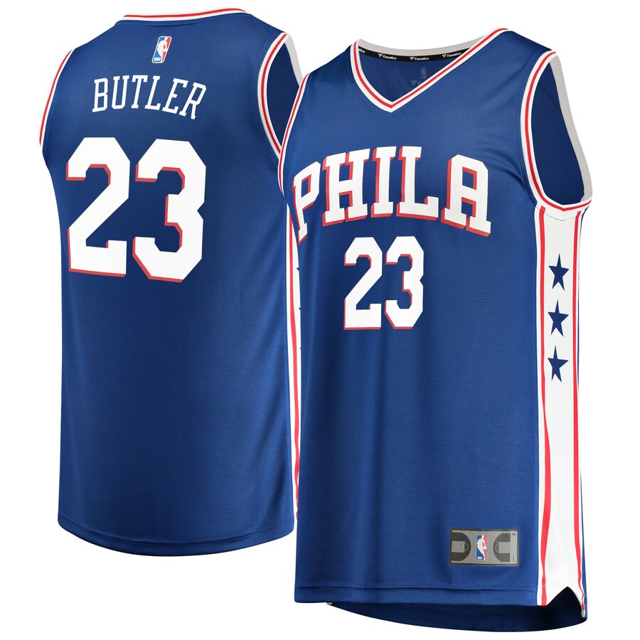 Jimmy Butler Philadelphia 76ers Fanatics Branded Fast Break Replica Player Basketball Jersey- Icon Edition - Royal