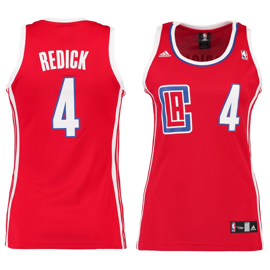 Jj Redick La Clippers Adidas Women's Replica Basketball Jersey - Red
