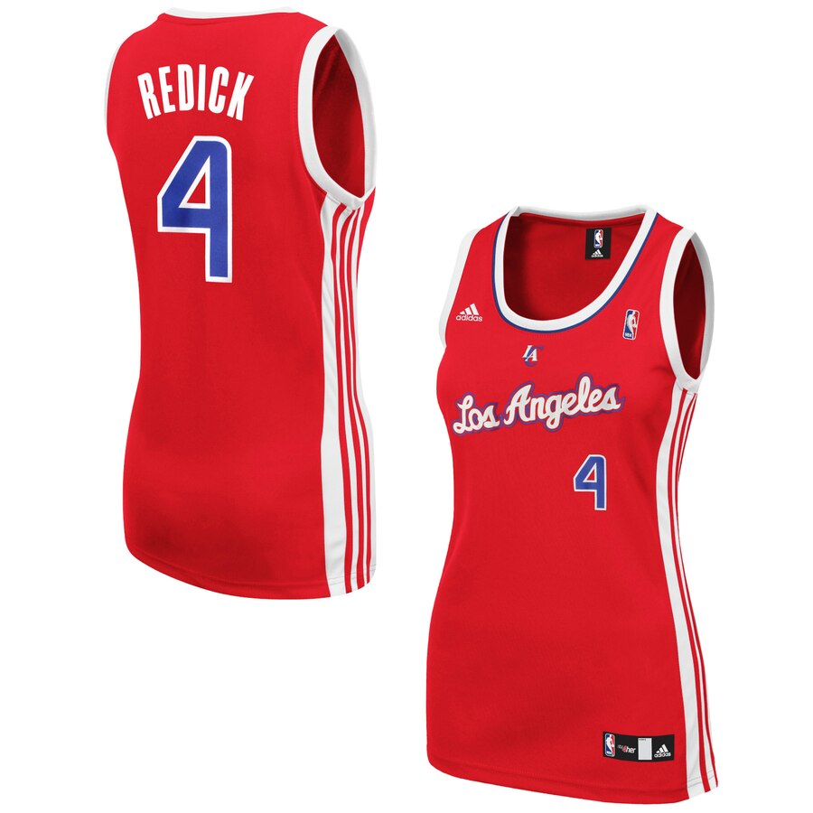 Jj Redick La Clippers Adidas Women's Replica Basketball Jersey - Red