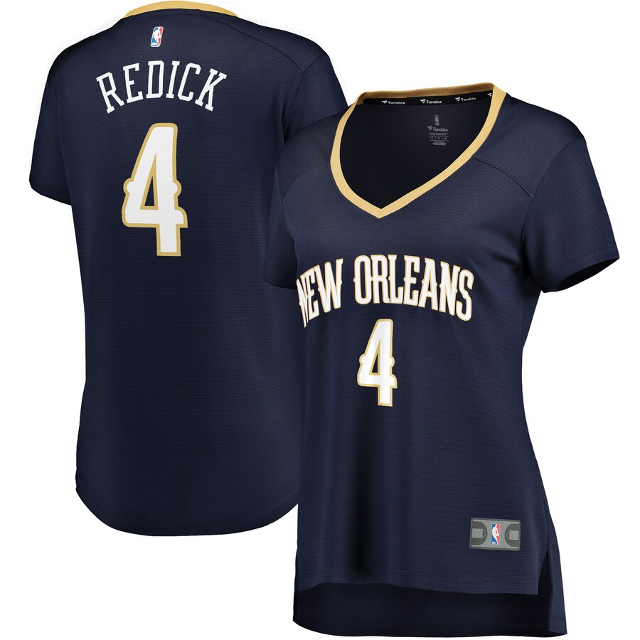 Jj Redick New Orleans Pelicans Fanatics Branded Women's Fast Break Player Basketball Jersey - Icon Edition - Navy