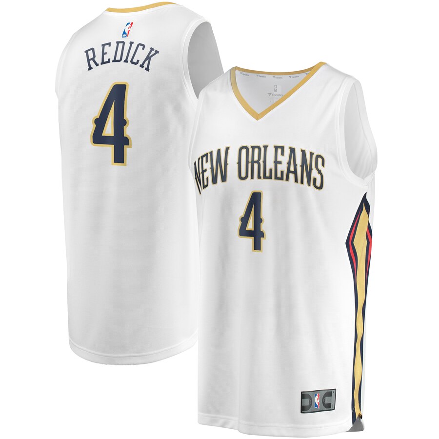 Jj Redick New Orleans Pelicans Fanatics Branded Youth Fast Break Player Basketball Jersey - Association Edition - White