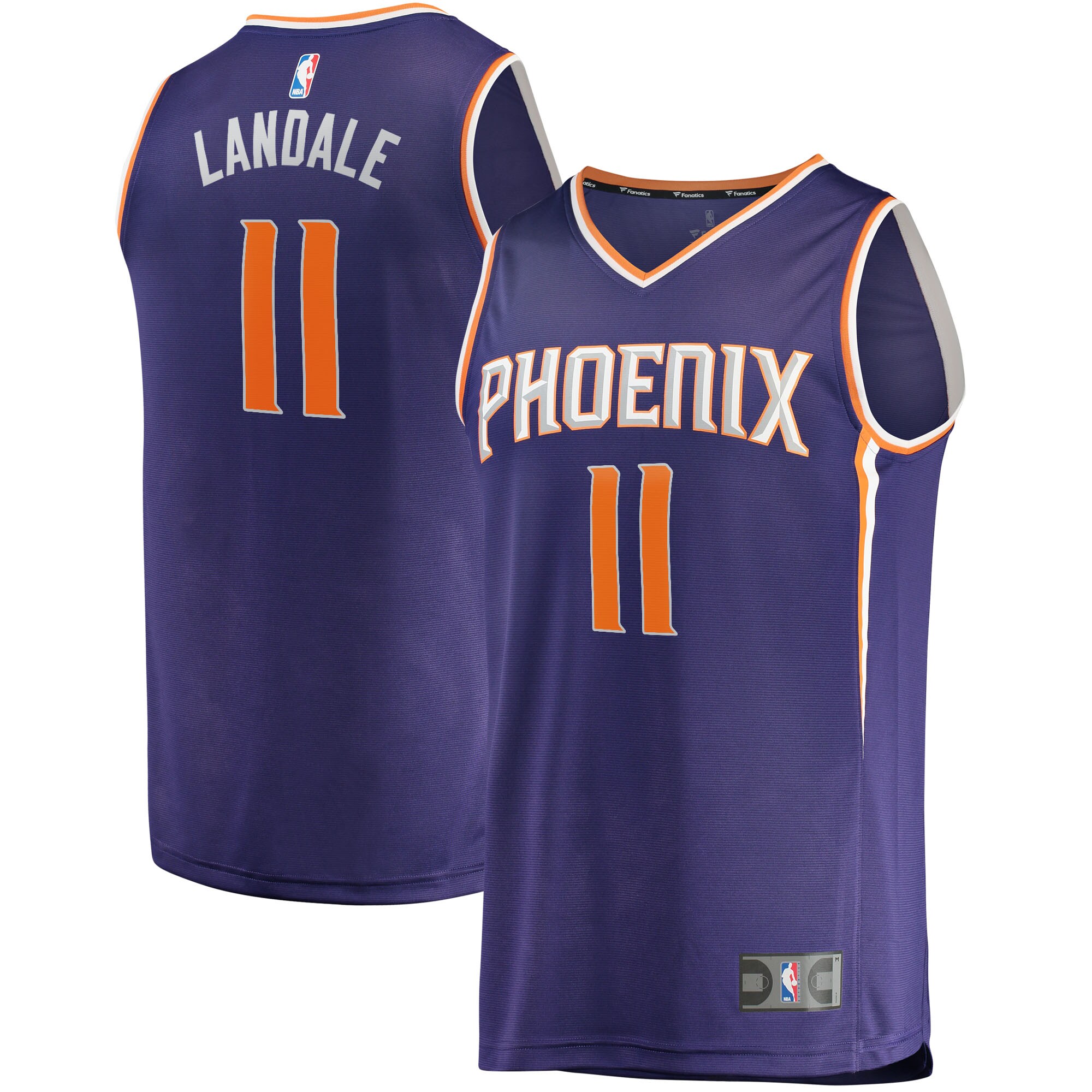 Jock Landale Phoenix Suns Fanatics Fast Break Replica Jersey - Icon Edition - Purple