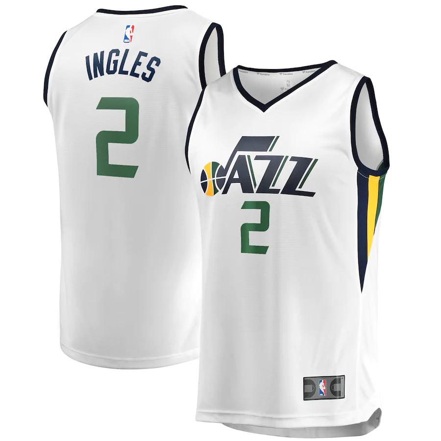 Joe Ingles Utah Jazz Fanatics Branded Fast Break Player Basketball Jersey - Association Edition - White