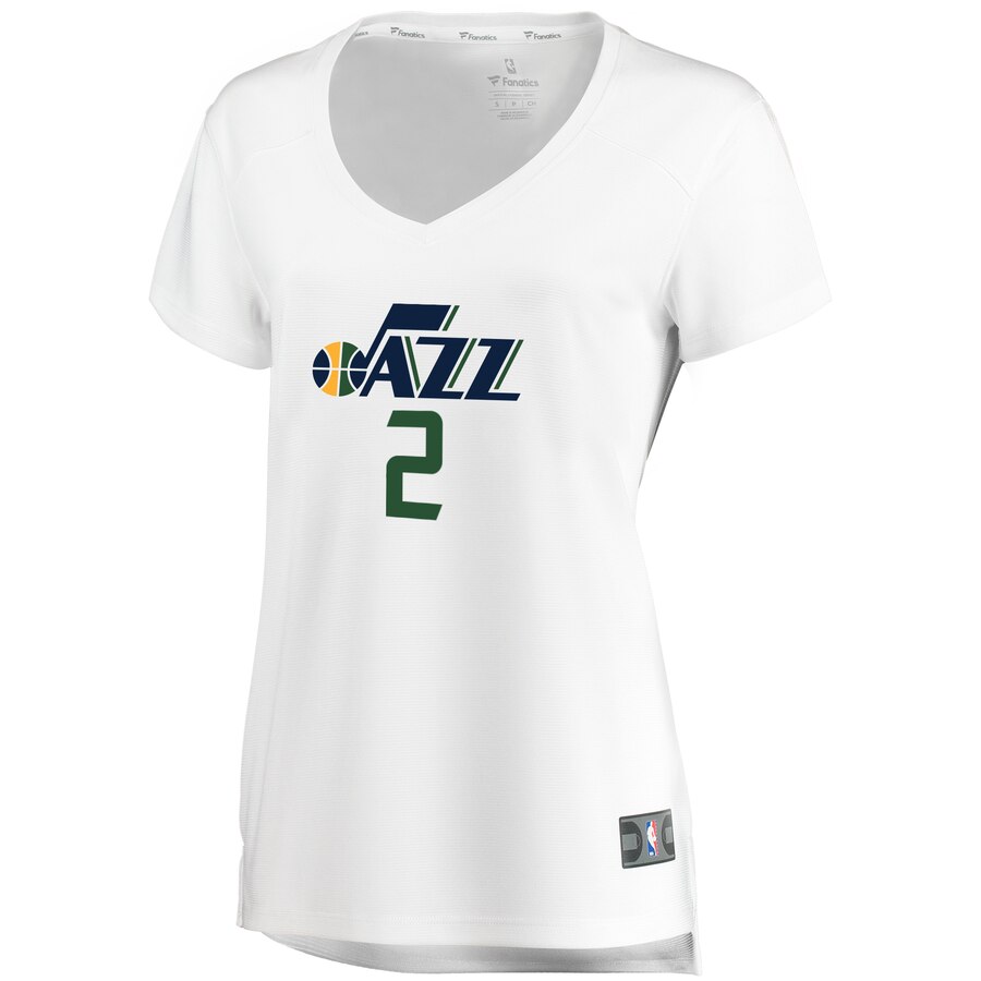Alternative view of Joe Ingles Utah Jazz Fanatics Branded Women's Fast Break Replica Basketball Jersey White - Association Edition