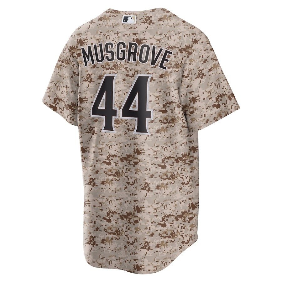 Alternative view of Joe Musgrove 44 San Diego Padres USMC Alternate Men Baseball Jersey - Camo 