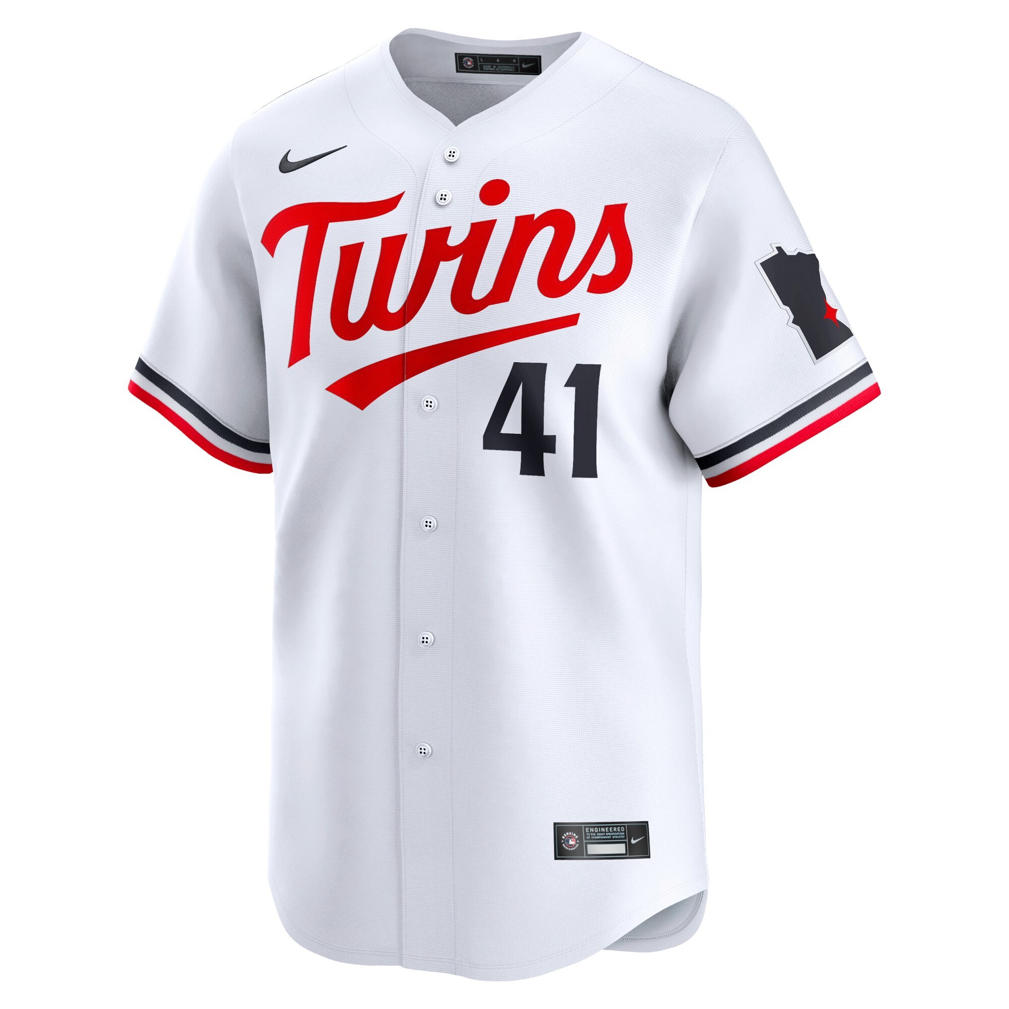 Alternative view of Joe Ryan Minnesota Twins Home Limited Player Baseball Jersey - White