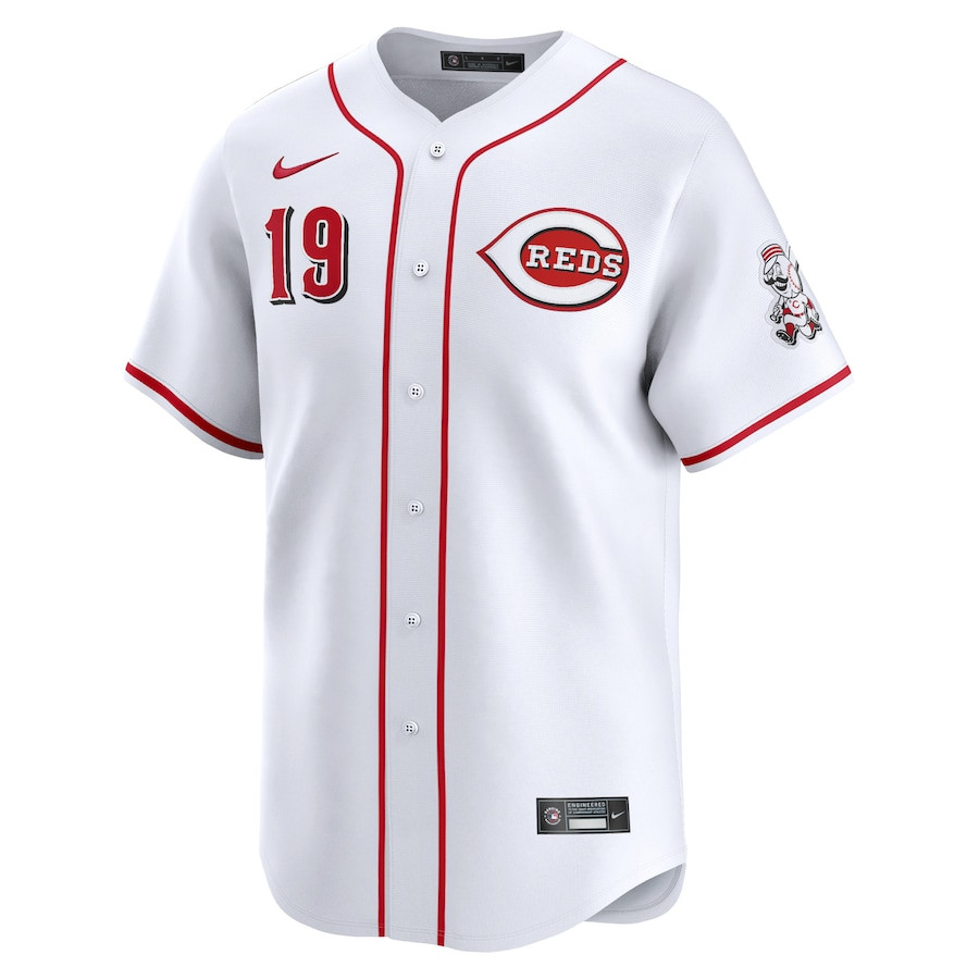 Alternative view of Joey Votto 19 Cincinnati Reds Home Limited Player Men Jersey - White