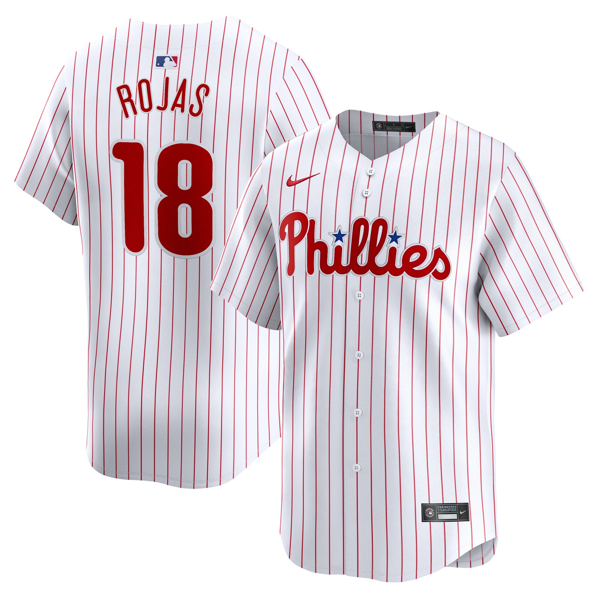 Johan Rojas Philadelphia Phillies Home Limited Player Baseball Jersey - White
