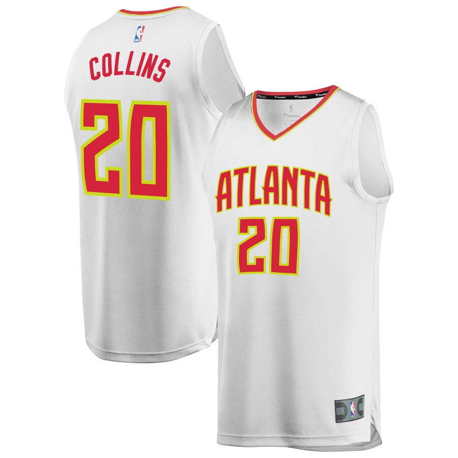 John Collins Atlanta Hawks Fanatics Branded Youth Fast Break Replica Basketball Jersey - Association Edition - White