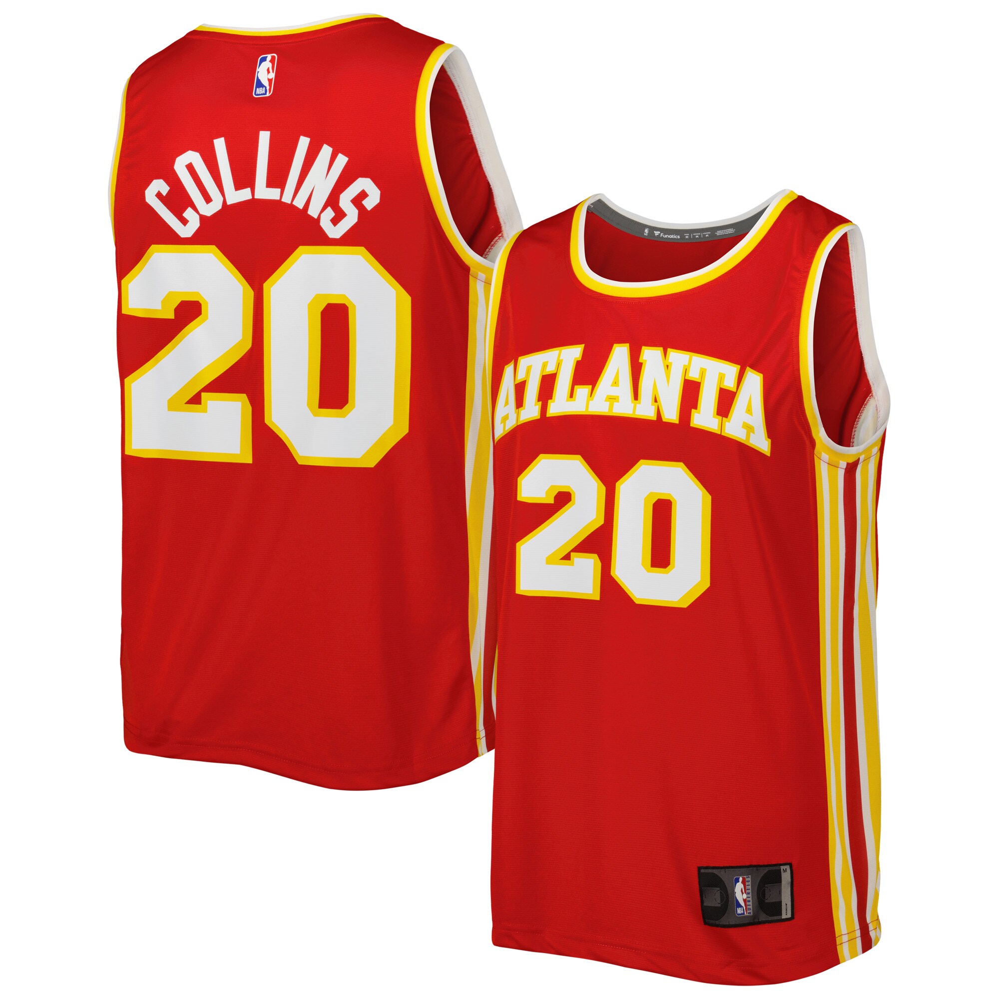 John Collins Atlanta Hawks Fanatics Fast Break Player Basketball Jersey Red - Icon Edition