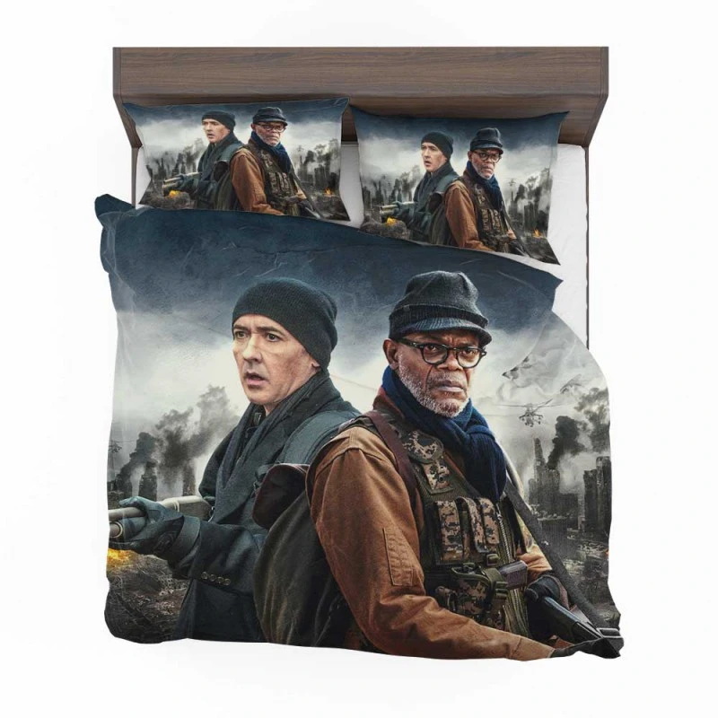 Alternative view of John Cusack And Samuel L Jackson In Cell Movie Bedding Set - Custom Bedding Set