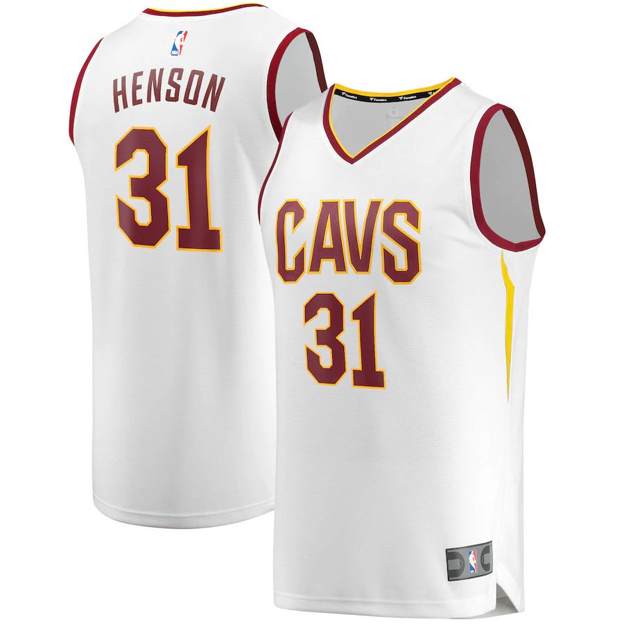 John Henson Cleveland Cavaliers Fanatics Branded Fast Break Replica Player Basketball Jersey - Association Edition - White