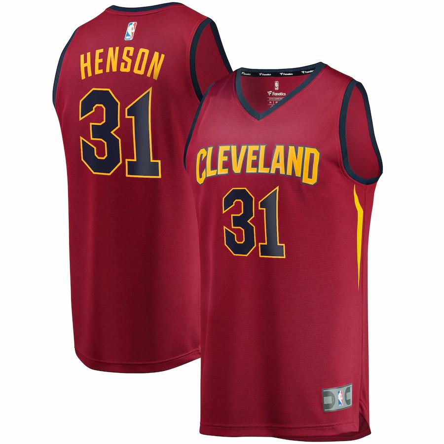 John Henson Cleveland Cavaliers Fanatics Branded Fast Break Replica Player Basketball Jersey - Icon Edition - Wine