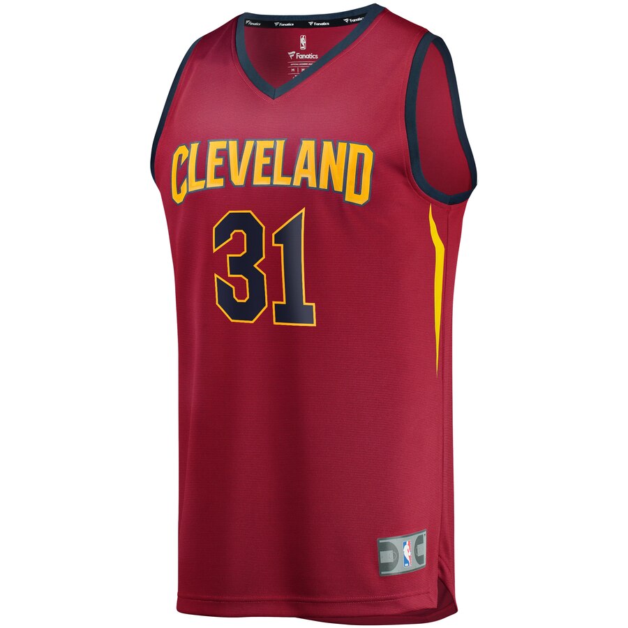 Alternative view of John Henson Cleveland Cavaliers Fanatics Branded Youth Fast Break Replica Player Basketball Jersey - Icon Edition - Wine