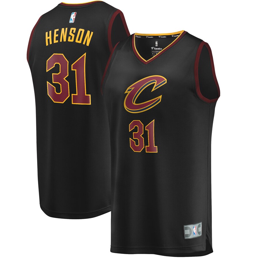 John Henson Cleveland Cavaliers Fanatics Branded Youth Fast Break Replica Player Basketball Jersey - Statement Edition - Black