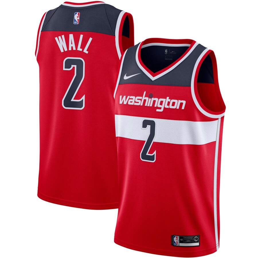 John Wall Washington Wizards 2019/2020 Swingman Jersey - Icon Edition - Red