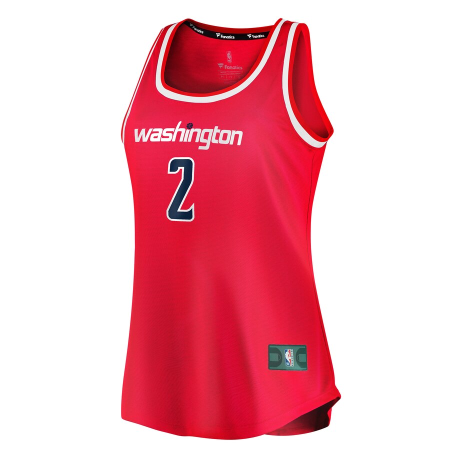 Alternative view of John Wall Washington Wizards Fanatics Branded Women's Fast Break Tank Jersey - Icon Edition - Red