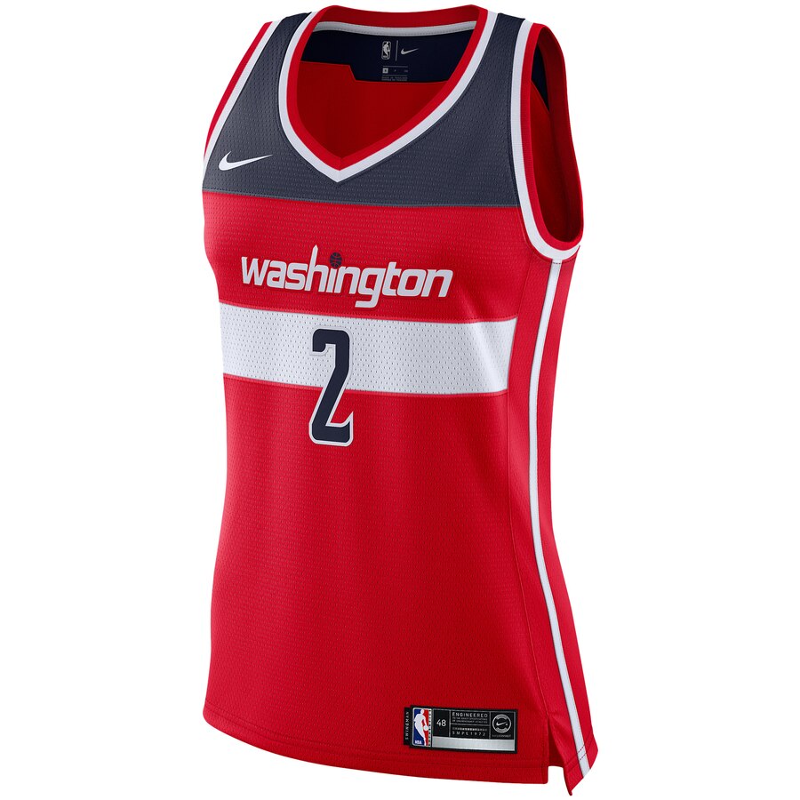 Alternative view of John Wall Washington Wizards Women's Swingman Basketball Jersey - Red - Icon Edition
