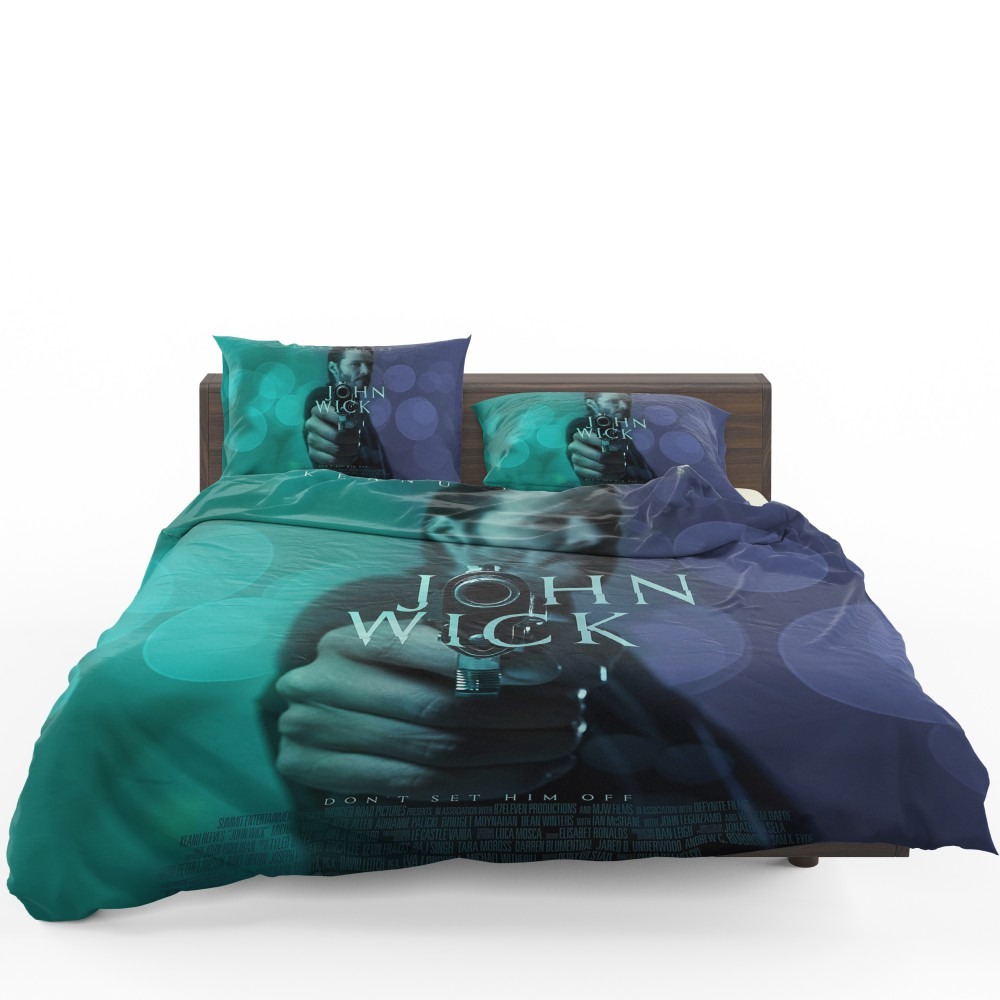 John Wick 2014 Movie Keanu Reeves Bedding Set - Custom Bedding Set