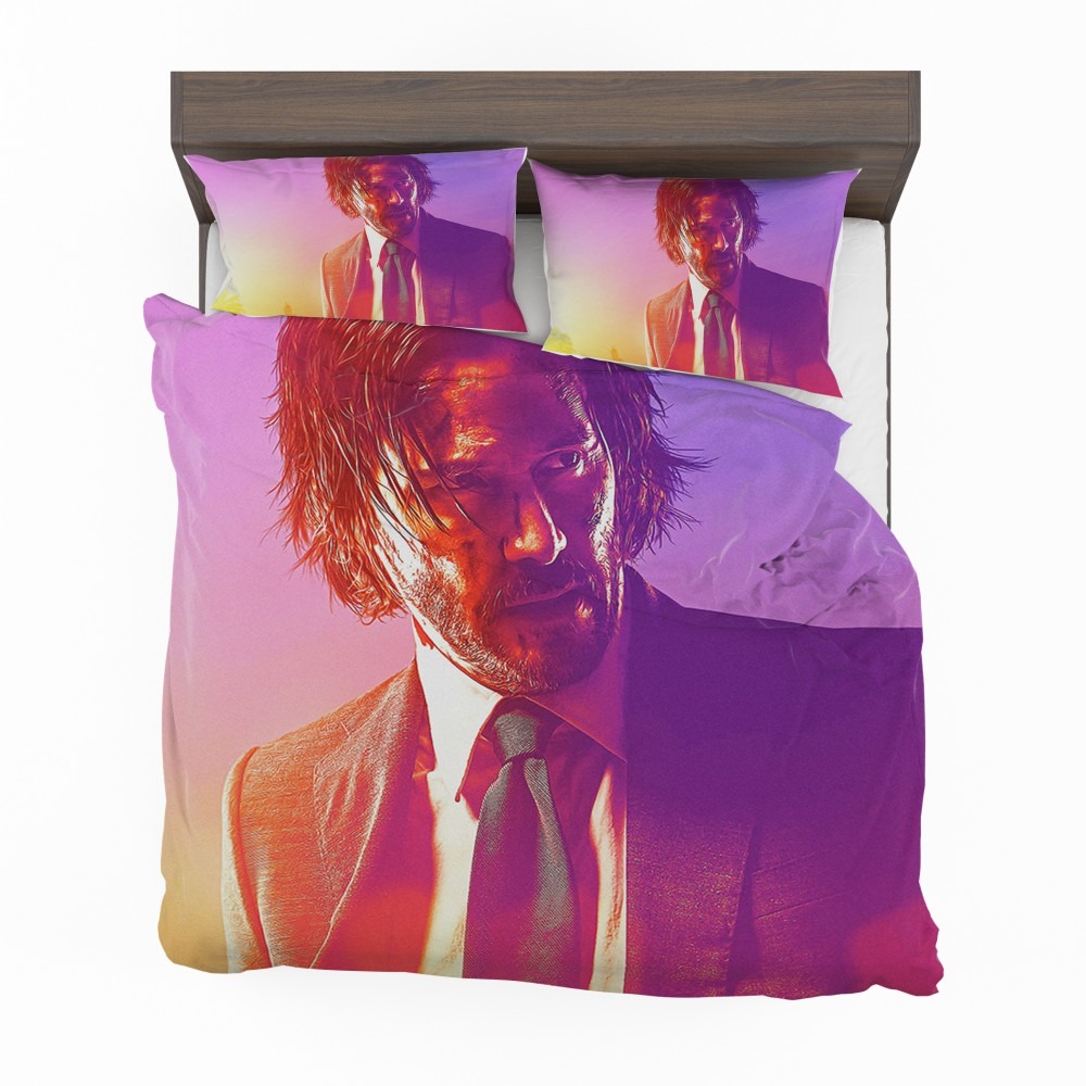 Alternative view of John Wick 3 Parabellum Movie Keanu Reeves Bedding Set - Custom Bedding Set