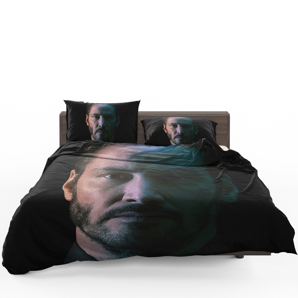 John Wick Chapter 3 Movie Keanu Reeves Bedding Set - Custom Bedding Set