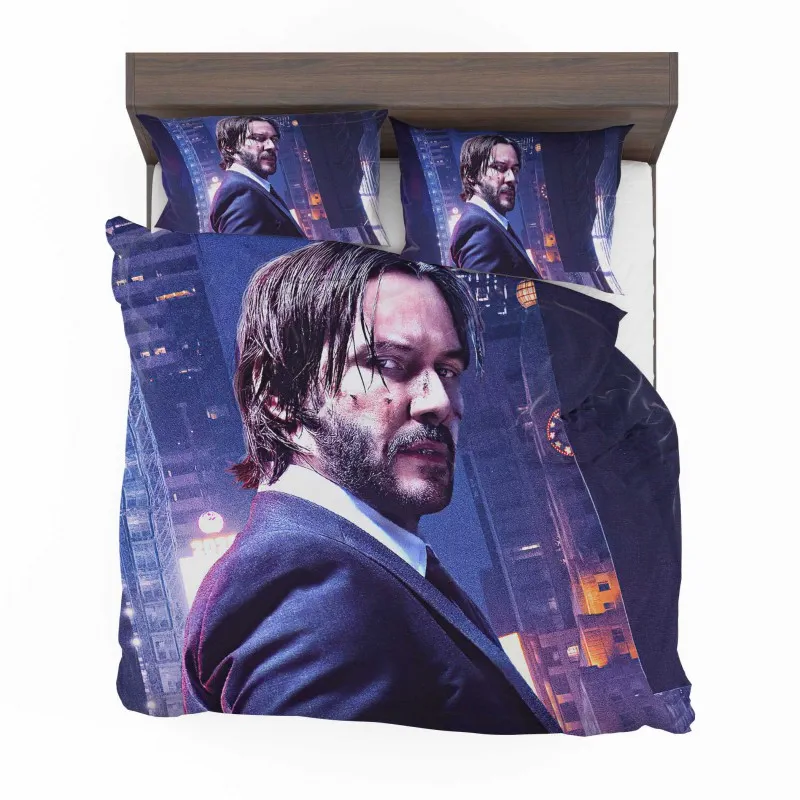 Alternative view of John Wick Chapter 4 Deadly Alliance Bedding Set - Custom Bedding Set