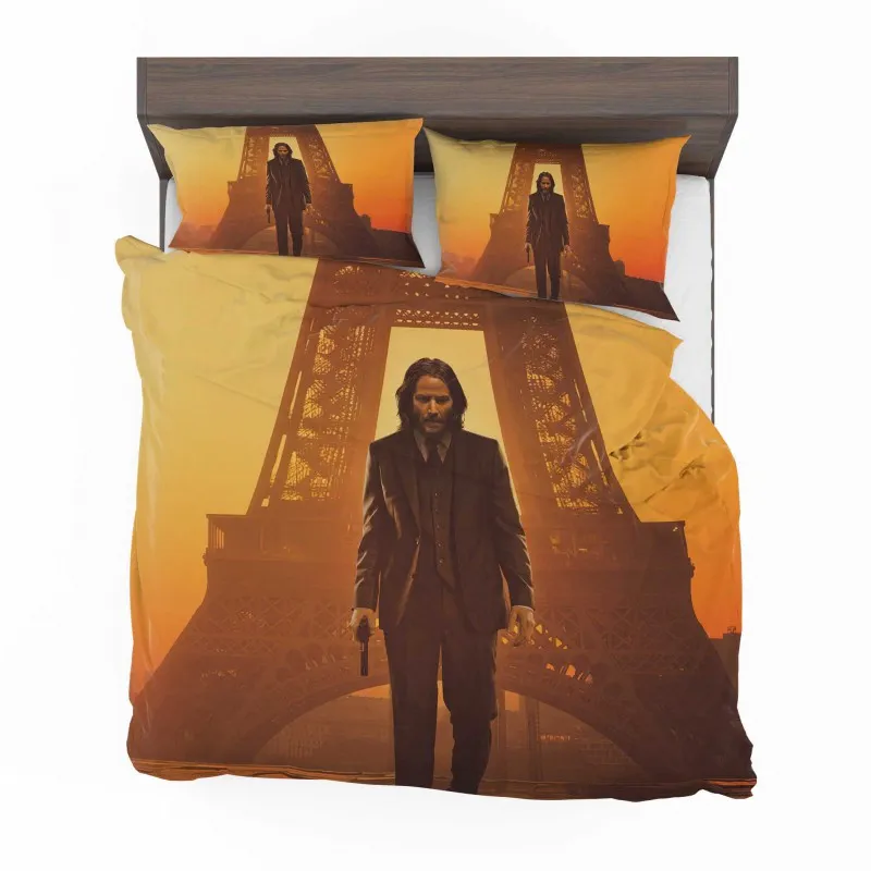 Alternative view of John Wick Chapter 4 Vengeance Reborn Bedding Set - Custom Bedding Set