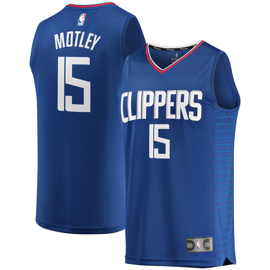 Johnathan Motley La Clippers Fanatics Branded Fast Break Replica Basketball Jersey - Icon Edition - Royal