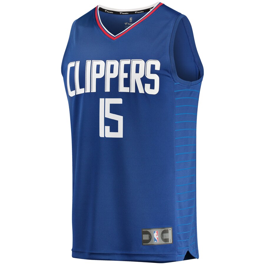 Alternative view of Johnathan Motley La Clippers Fanatics Branded Fast Break Replica Basketball Jersey - Icon Edition - Royal