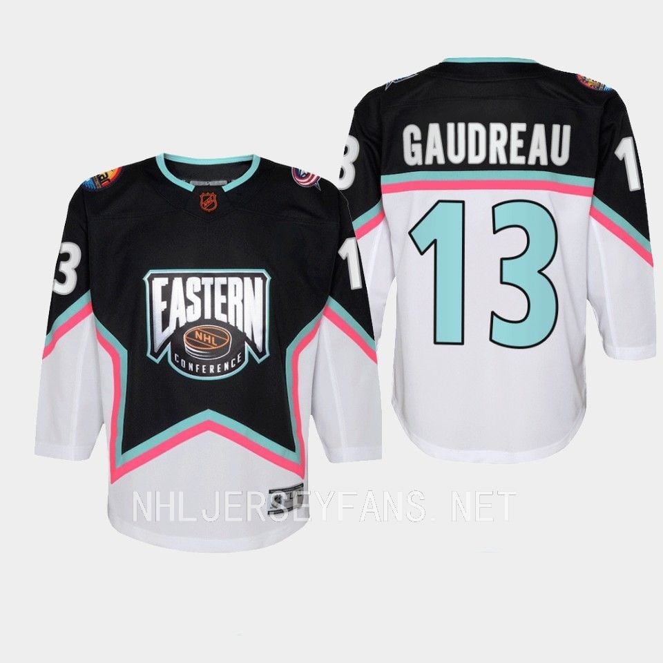 Johnny Gaudreau 13 Columbus Blue Jackets 2023 All-Star Game Hockey Jersey Black Equipment - JS982 