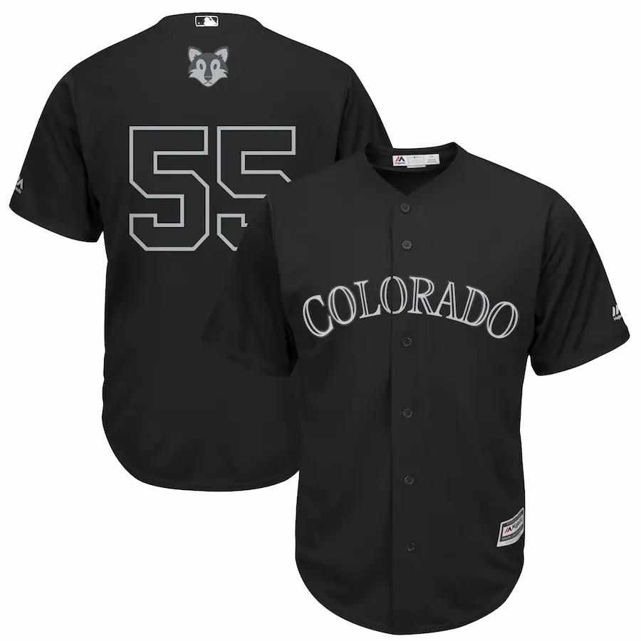 Jon Gray Colorado Rockies Majestic 2020 Players' Weekend Replica Player Baseball Jersey - Black