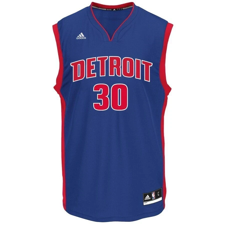 Alternative view of Jon Leuer Detroit Pistons Road Basketball Jersey - Royal - JS850 