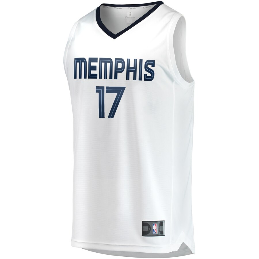 Alternative view of Jonas Valanciunas Memphis Grizzlies Fanatics Branded Youth Fast Break Player Basketball Jersey - Association Edition - White