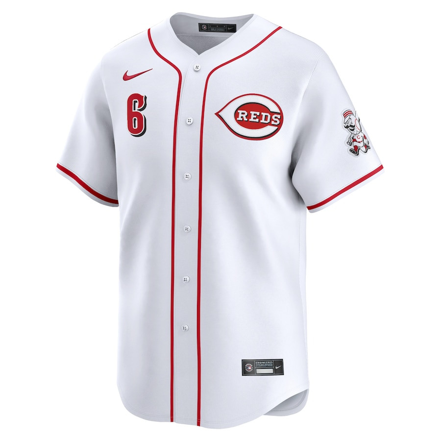 Alternative view of Jonathan India 6 Cincinnati Reds Home Limited Player Men Jersey - White