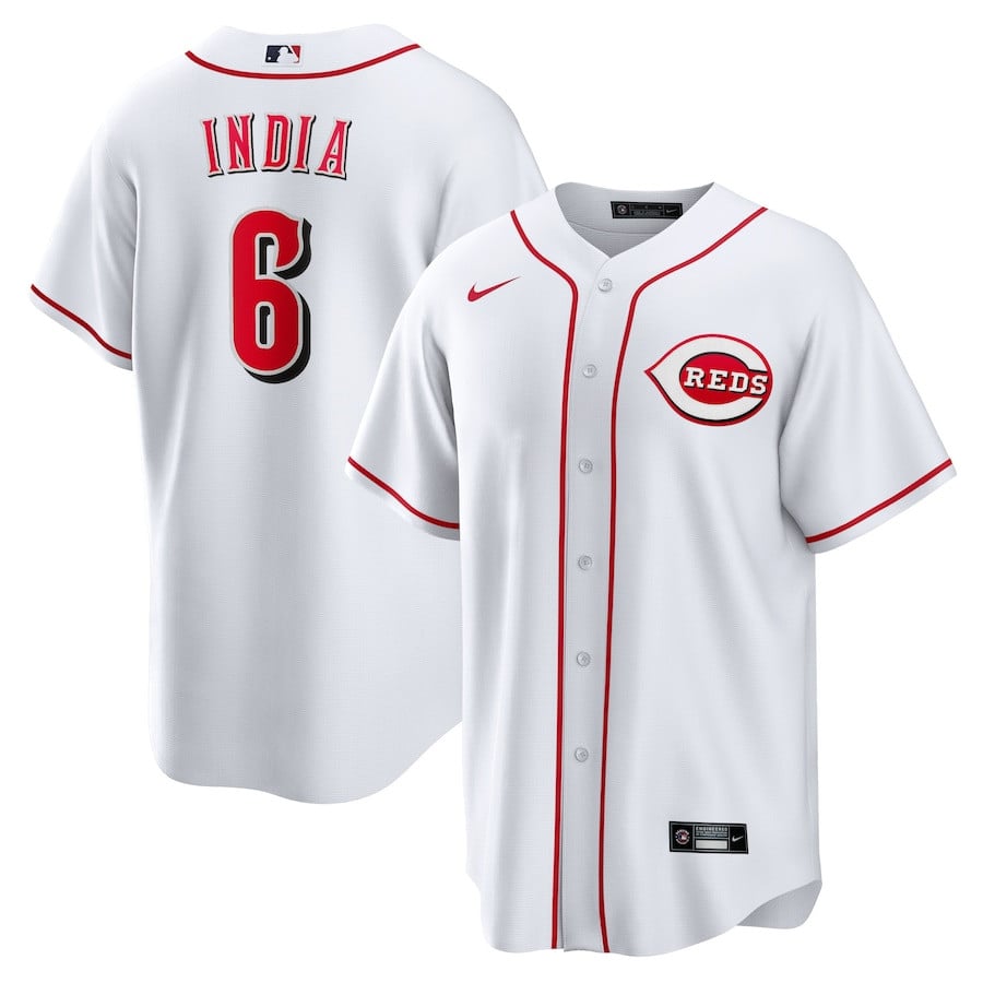 Jonathan India 6 Cincinnati Reds Men Jersey - White