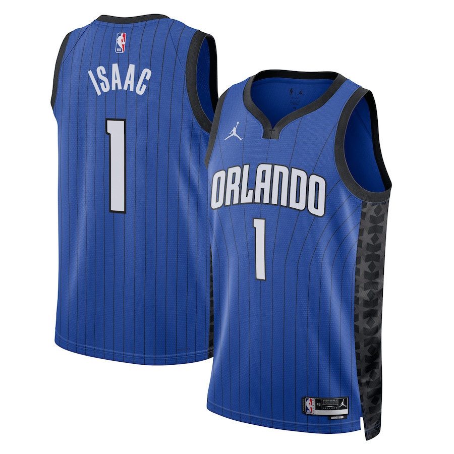 Jonathan Isaac 1 Orlando Magic Unisex Swingman Basketball Jersey - Statement Edition - Royal - JS808 